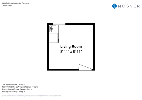 1499 California Street Studio Apartment for Rent - Photo Gallery 15
